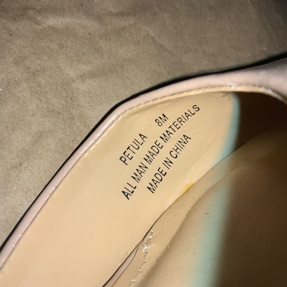 Cynthia Rowley Petula tan Slingback heels Sz 8M  pointed toe - Picture 6 of 7